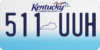 KY license plate 511UUH