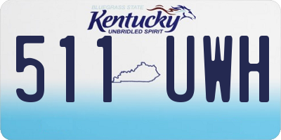 KY license plate 511UWH