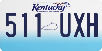 KY license plate 511UXH