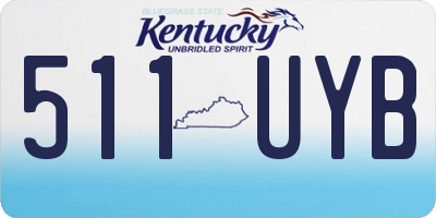 KY license plate 511UYB