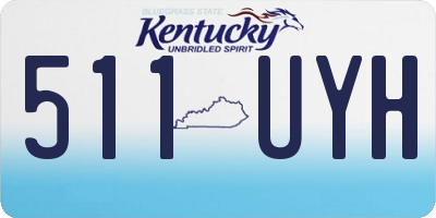 KY license plate 511UYH