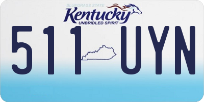 KY license plate 511UYN