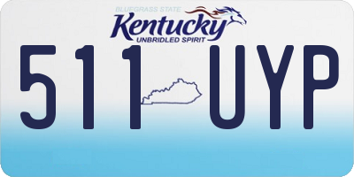 KY license plate 511UYP