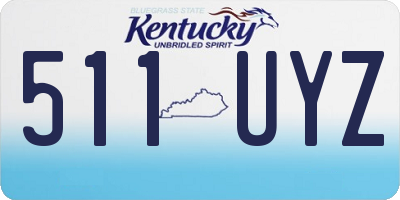 KY license plate 511UYZ