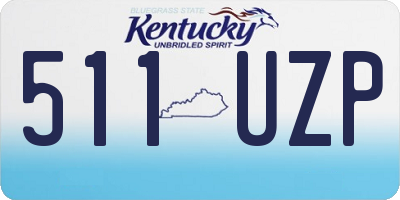 KY license plate 511UZP