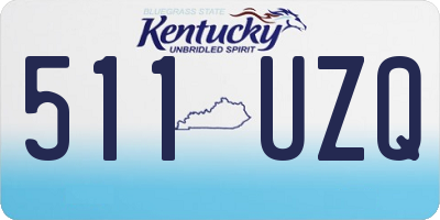 KY license plate 511UZQ
