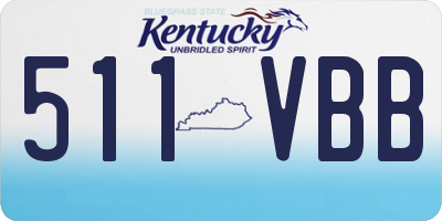 KY license plate 511VBB