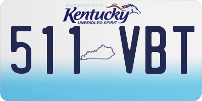 KY license plate 511VBT