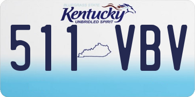 KY license plate 511VBV