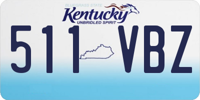 KY license plate 511VBZ