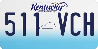 KY license plate 511VCH