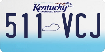 KY license plate 511VCJ