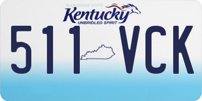 KY license plate 511VCK