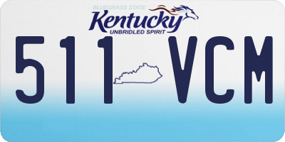 KY license plate 511VCM
