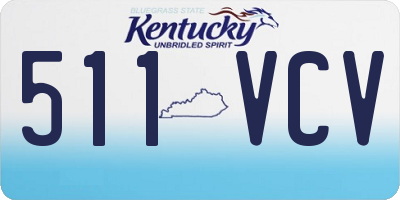 KY license plate 511VCV