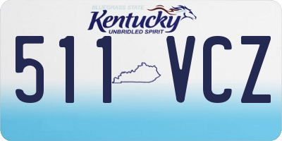 KY license plate 511VCZ