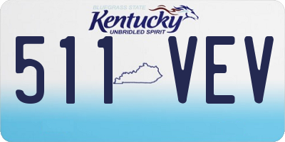 KY license plate 511VEV