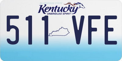 KY license plate 511VFE