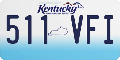KY license plate 511VFI
