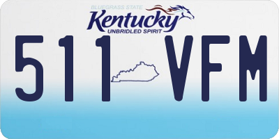 KY license plate 511VFM