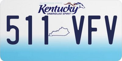 KY license plate 511VFV