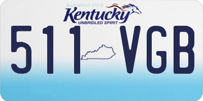 KY license plate 511VGB