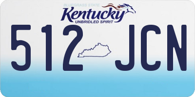 KY license plate 512JCN