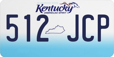 KY license plate 512JCP