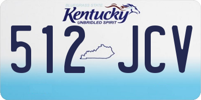 KY license plate 512JCV