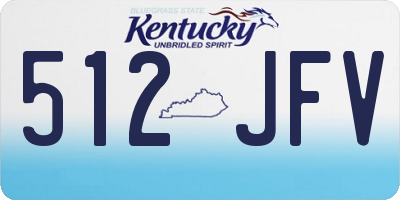 KY license plate 512JFV