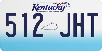 KY license plate 512JHT