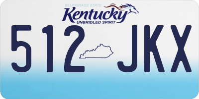 KY license plate 512JKX