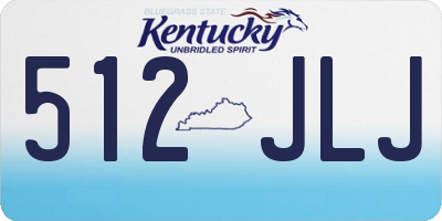 KY license plate 512JLJ