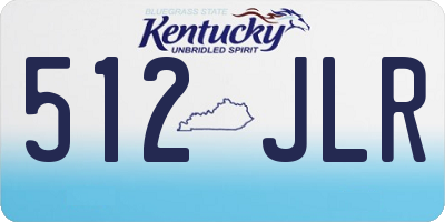 KY license plate 512JLR