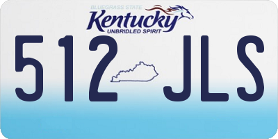 KY license plate 512JLS