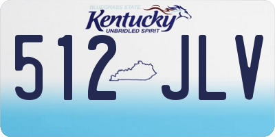 KY license plate 512JLV