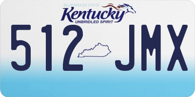 KY license plate 512JMX