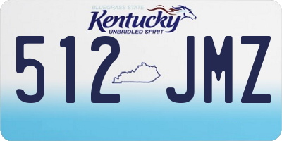 KY license plate 512JMZ