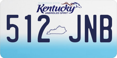 KY license plate 512JNB