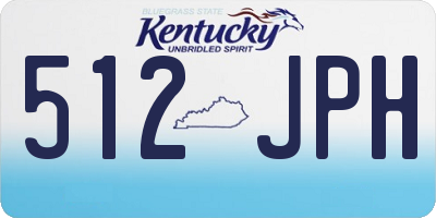 KY license plate 512JPH