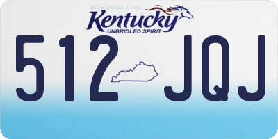 KY license plate 512JQJ