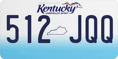 KY license plate 512JQQ