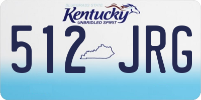 KY license plate 512JRG