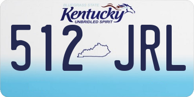 KY license plate 512JRL