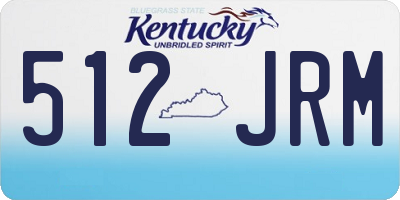 KY license plate 512JRM