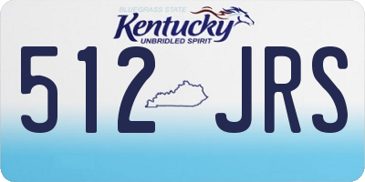 KY license plate 512JRS