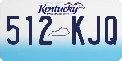KY license plate 512KJQ
