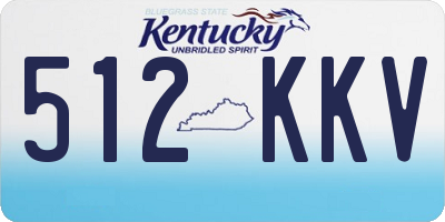 KY license plate 512KKV