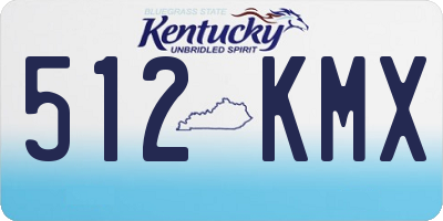 KY license plate 512KMX