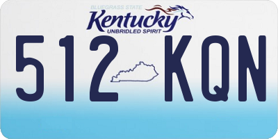 KY license plate 512KQN